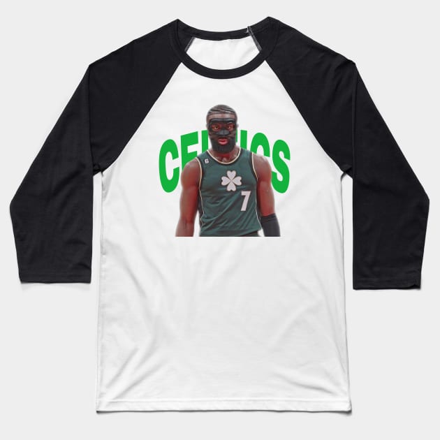 Jaylen Brown masked up Baseball T-Shirt by YungBick